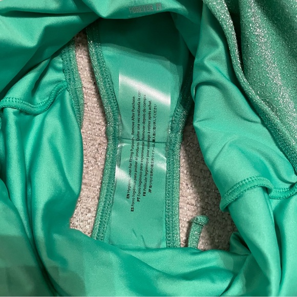 3/$25 NWT Forever 21 Shimmer Halter One-Piece Swimsuit - Small - Picture 12 of 12